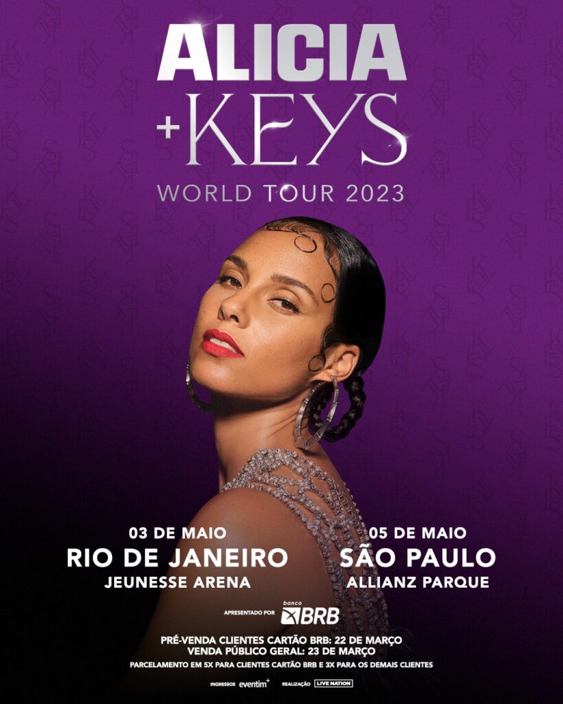 alicia keys tour songs 2023